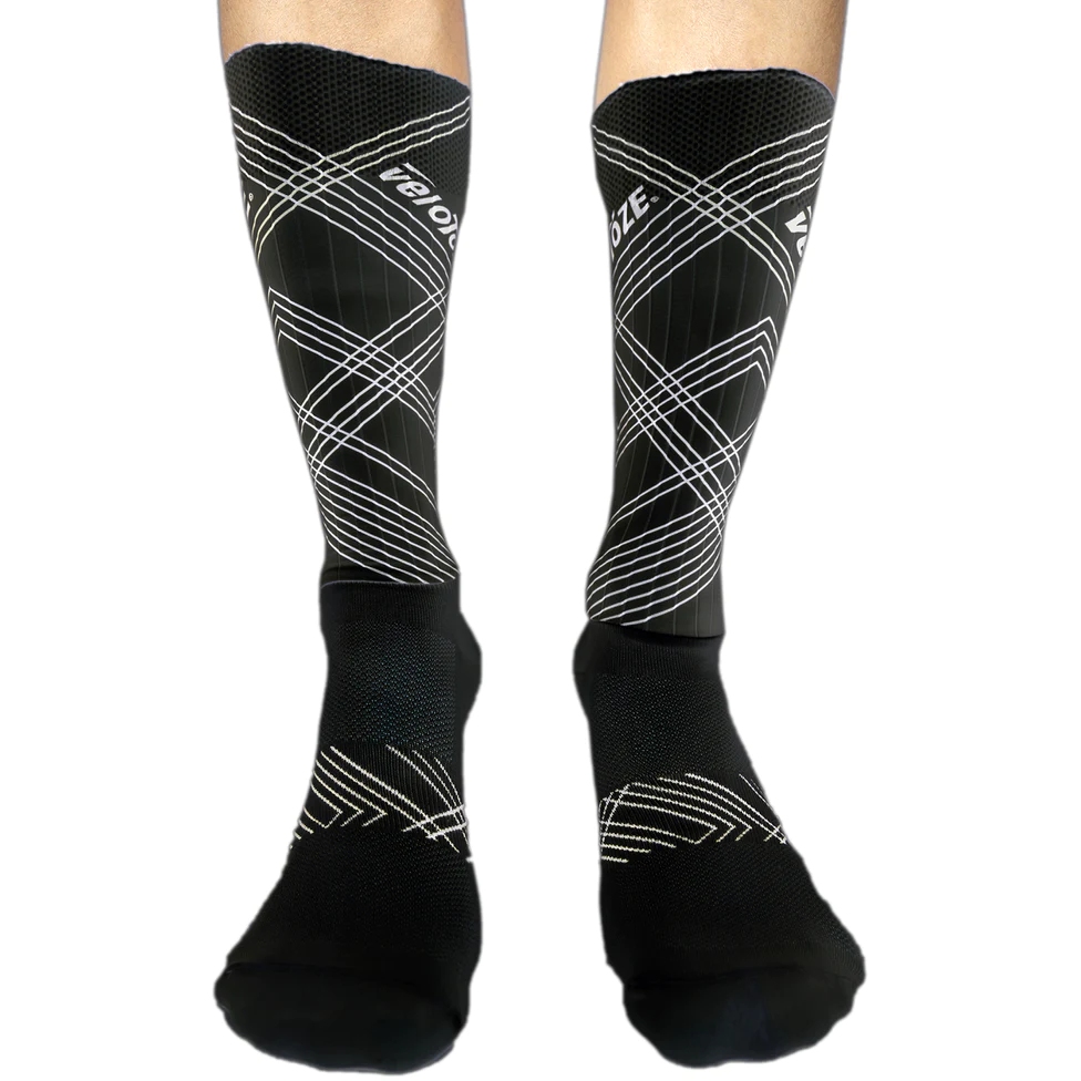 veloToze Aero Socks Extra Tall - XT - Black