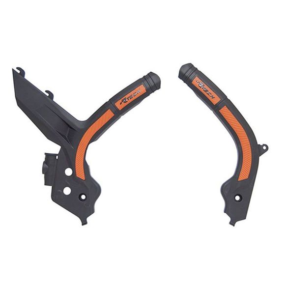R-tech bi-material frame protector black/orange - Black / OrangeRef: rth0521 / rprtktmnrar2