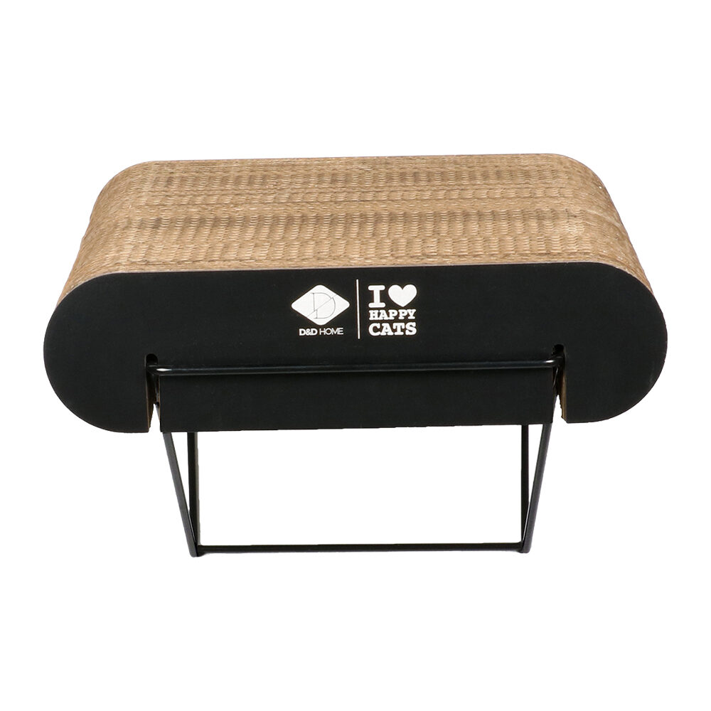 D&D David Cardboard Wall Shelf - S - 30 x 29 x 24 cm - Brown/Black