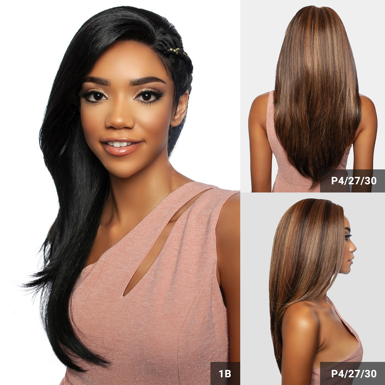 Mane Concept Human Hair Blend Whole Lace Wig Brown Sugar BS401 BS Whole Lace 401