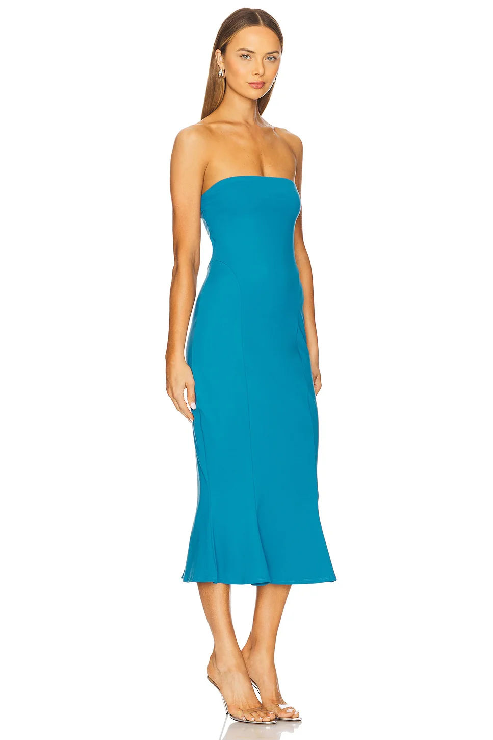 Tube Trumpet Midi Dress