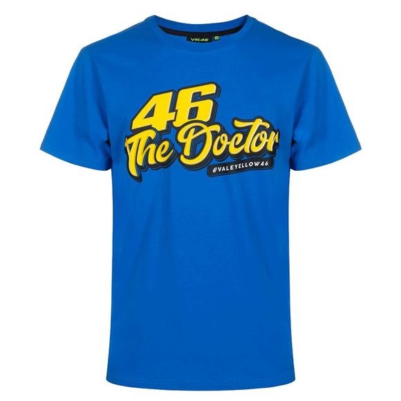 T-Shirt manches courtes VR 46 46 THE DOCTOR - BleuRef : VR0773