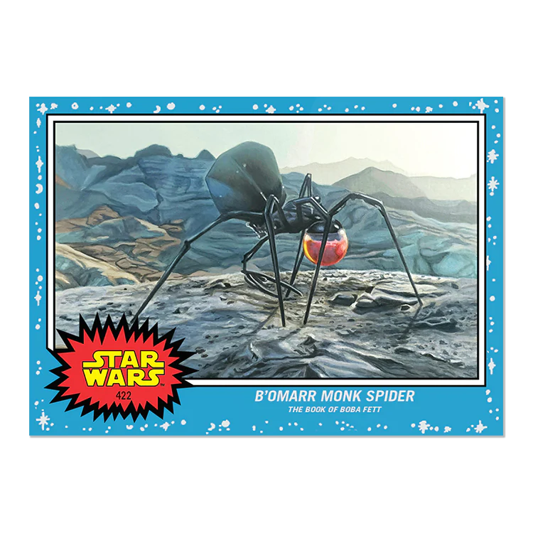 Topps UK - SW Living Set Card #422 - B’omarr monk spider
