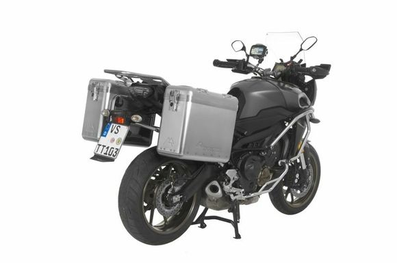 Touratech ZEGA Mundo 31/31 suitcase - Black support included - AluminumRef: Trt01208A / 01-630-6150-0