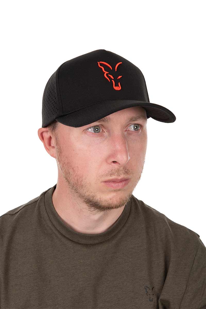 Fox Collection Baseball Cap - Black/Orange