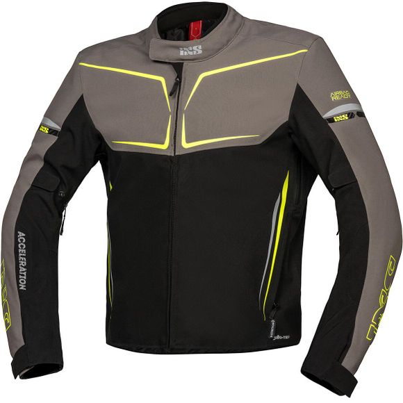 IXS TS-PRO ST+ Motorcycle Jacket - Black / GreyRef: IS1134