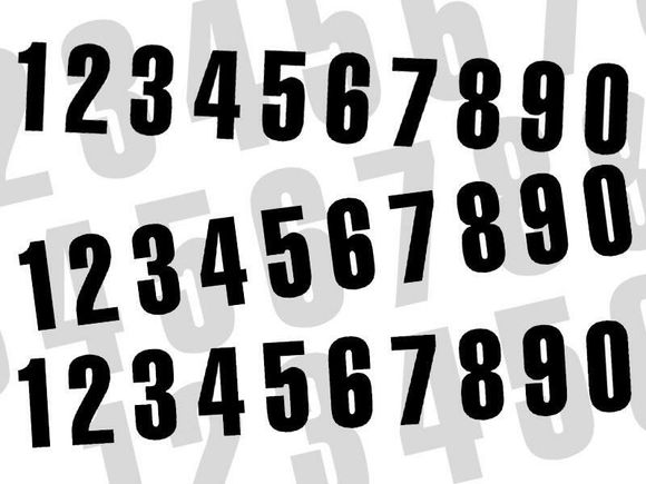 Blackbird 2 16x7.5cm universal numbersRef: Bc00643A / 1084256004