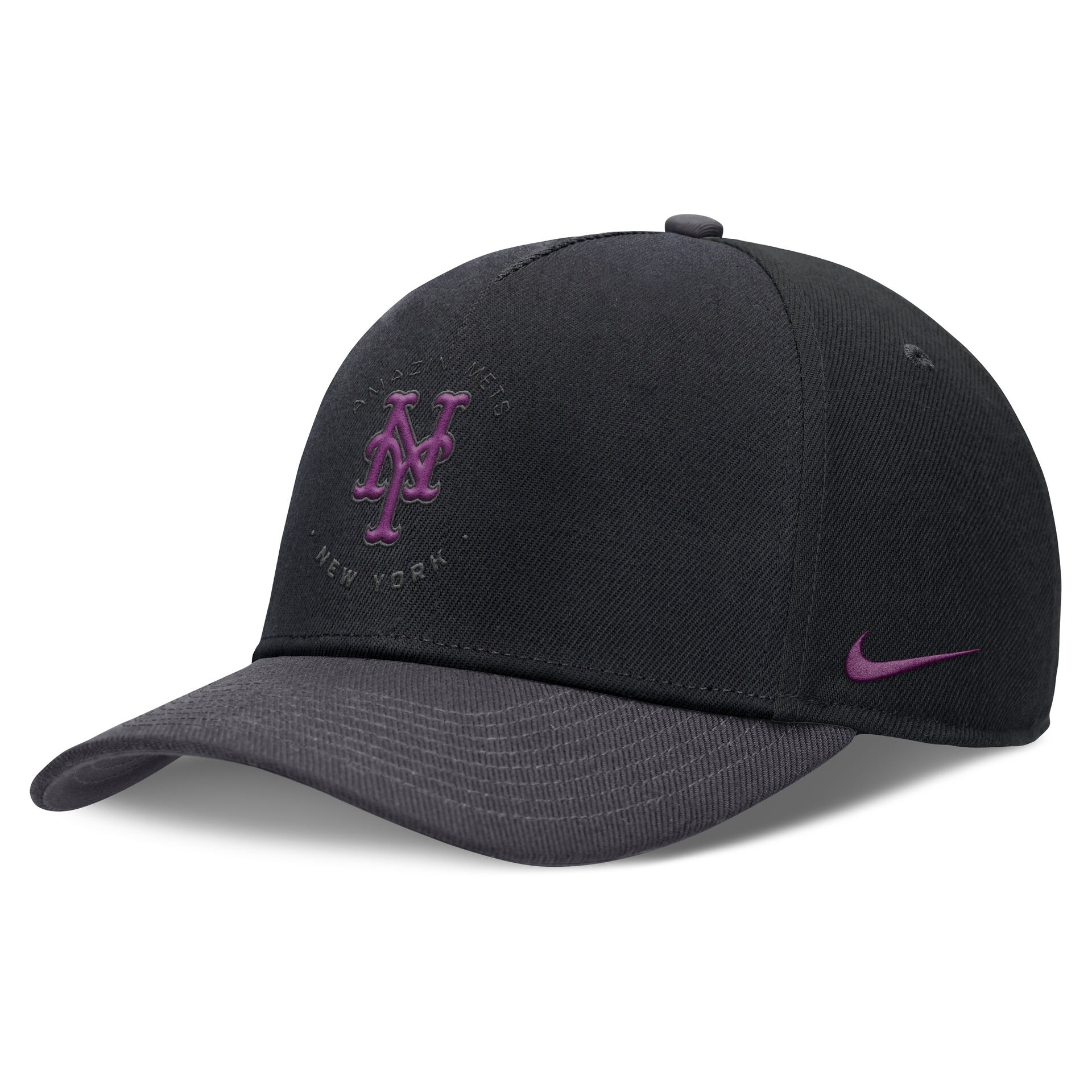 New York Mets City Connect Rise Adjustable MLB Cap Black