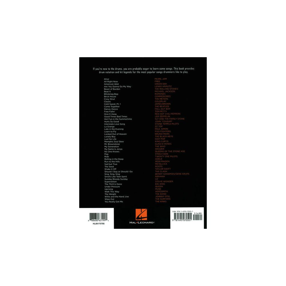 Hal Leonard First 50 Songs You Should Drum – Thomann Ireland