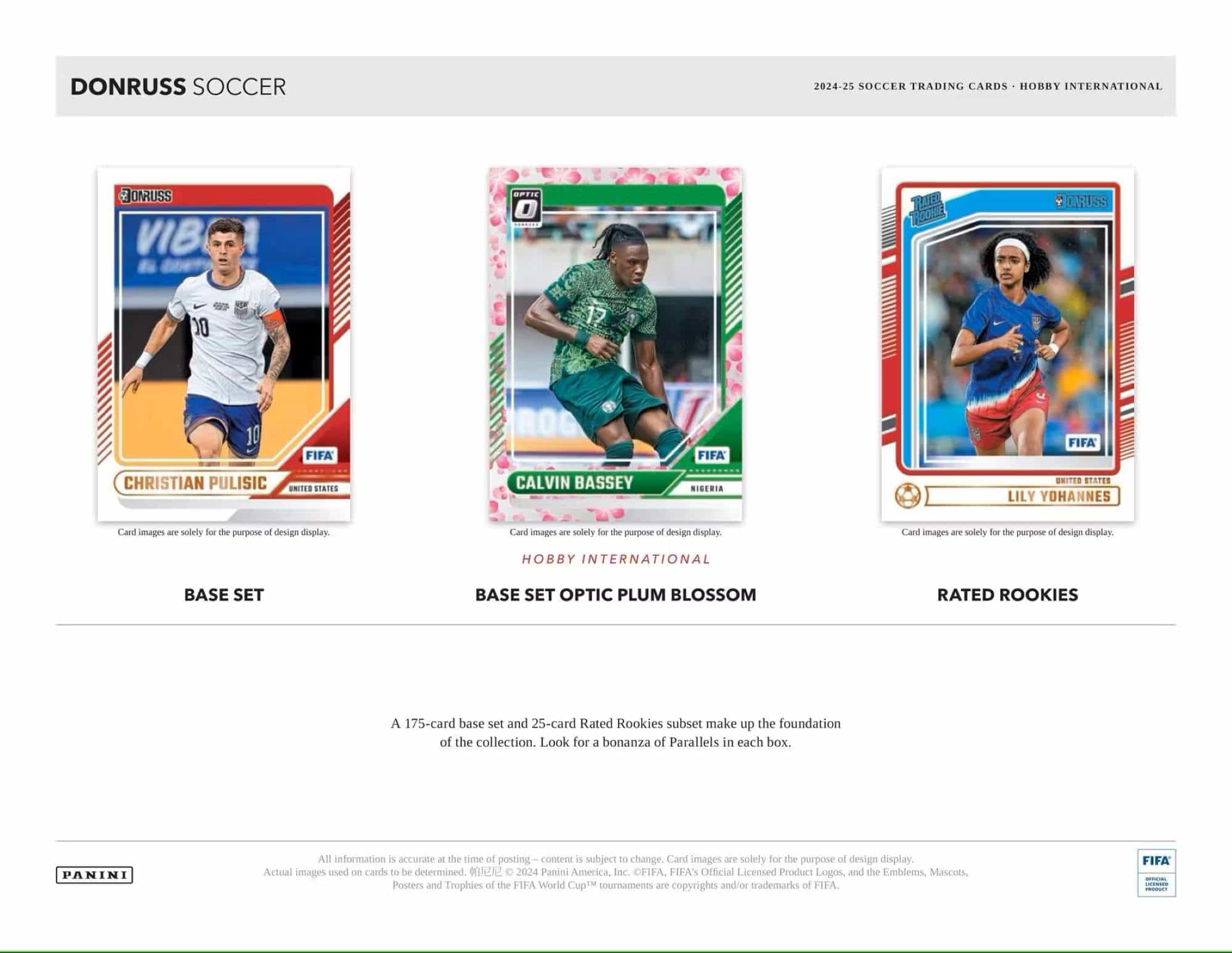 2024/25 Panini Donruss Fußball International Hobby Box