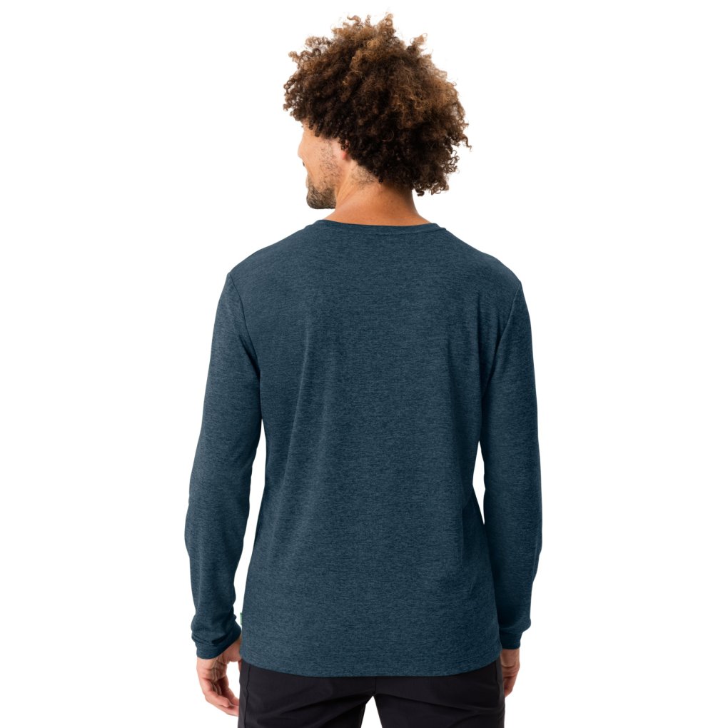 Vaude Essential LS T-Shirt Men - dark sea uni