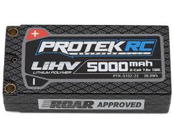 ProTek RC 2S 130C Low IR Si-Graphene + HV Shorty LiPo Battery (7.6V/5000mAh) PTK-5102-22