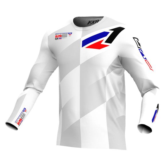 Cross FXR Revo DAYTONA jersey on 2025 - White / GrayRef: FXR1544