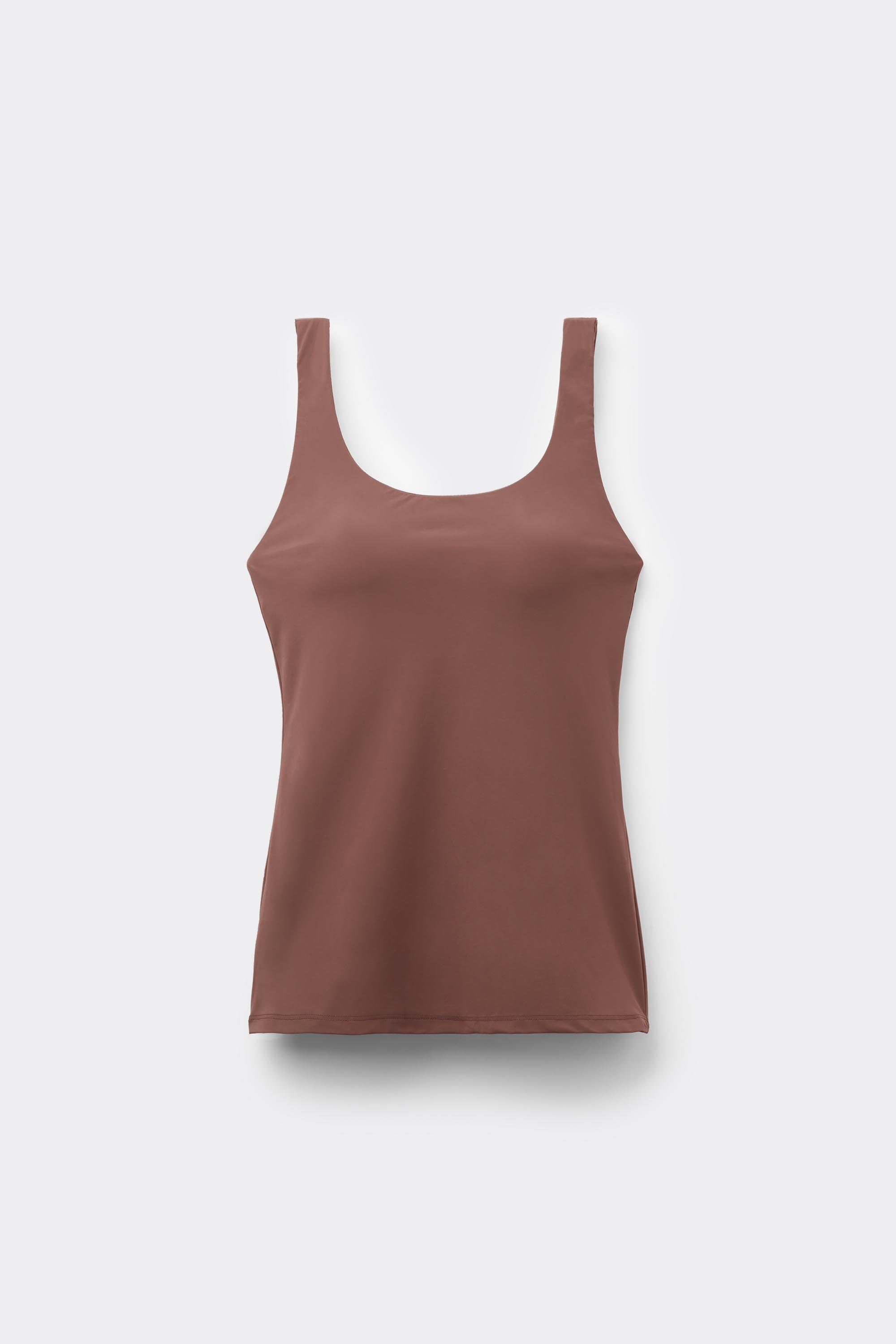 2 In 1 Natural Lifting Camisole with Wide Shoulder Straps