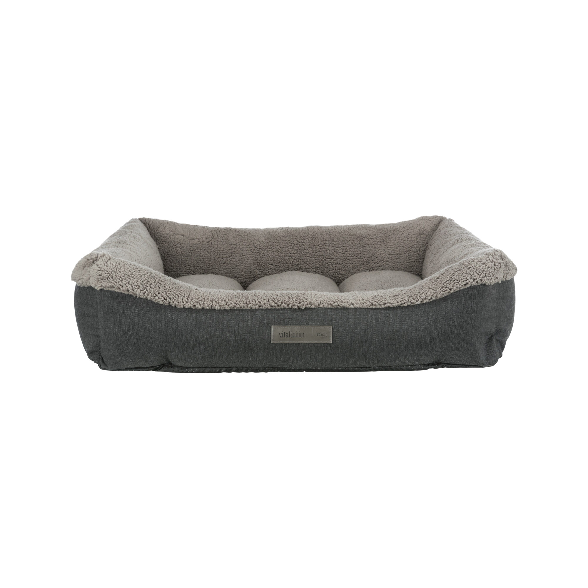 Trixie Vital Dog Bed Bendson - Dark Grey/Light Grey - 90 x 60 cm