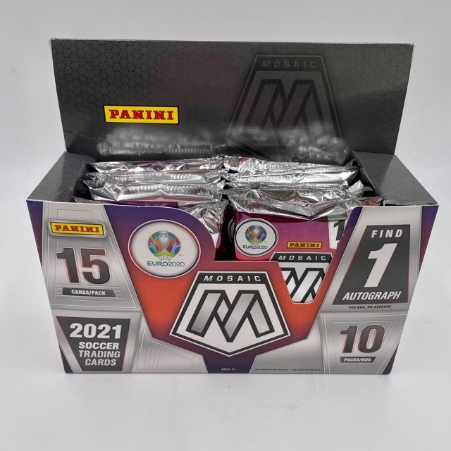 2020/21 Panini Mosaic UEFA Euro 2020 Soccer Hobby Pack