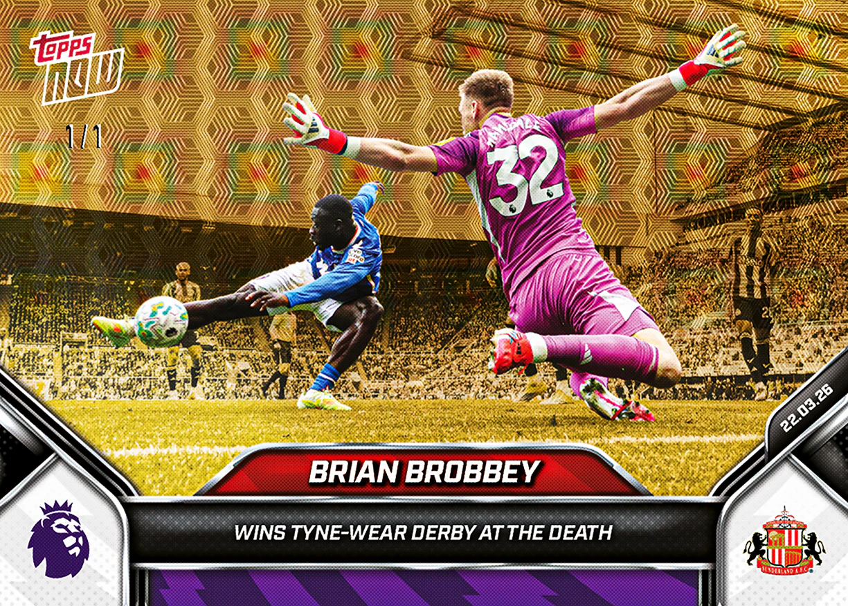 Brian Brobbey - 2025-26 Premier League Topps NOW® - Card 163 - PR: 1098