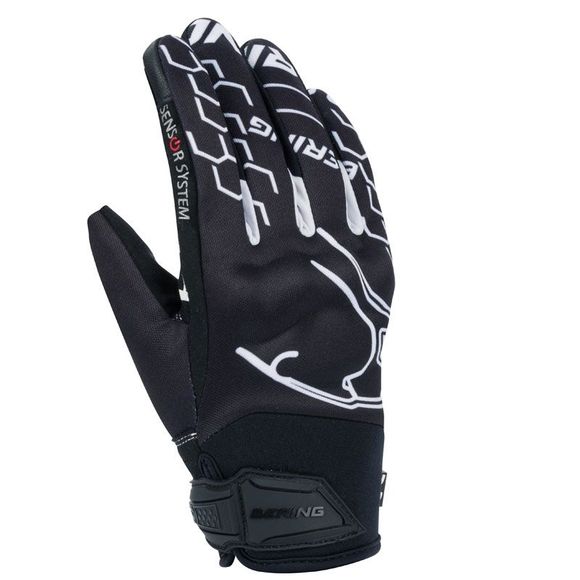 Gants Bering LADY WALSHE - Noir / BlancRef : BR1386-C645