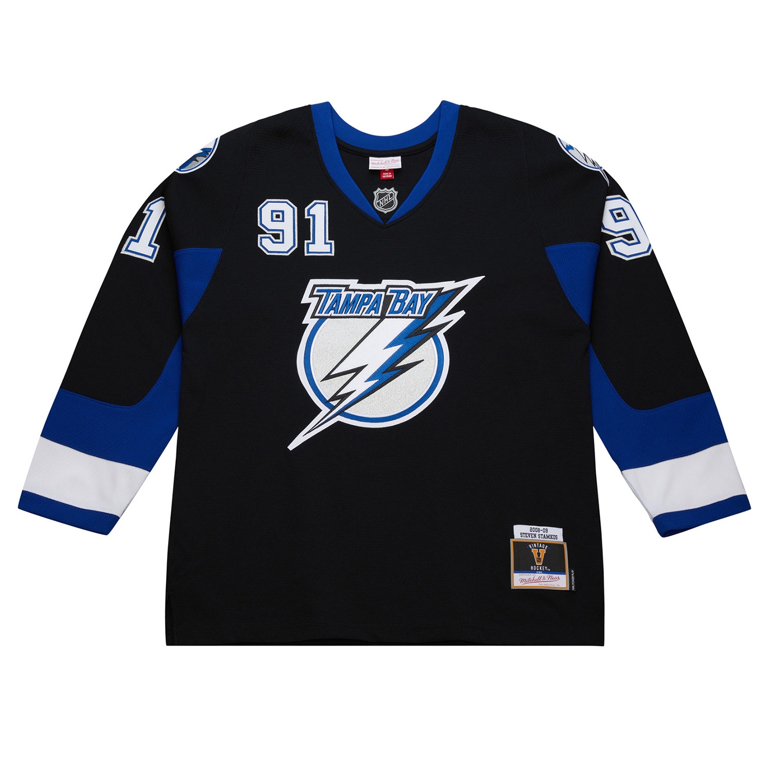 Steven Stamkos #91 Tampa Bay Lightning 2008-09 Premium Power Play NHL Jersey Black