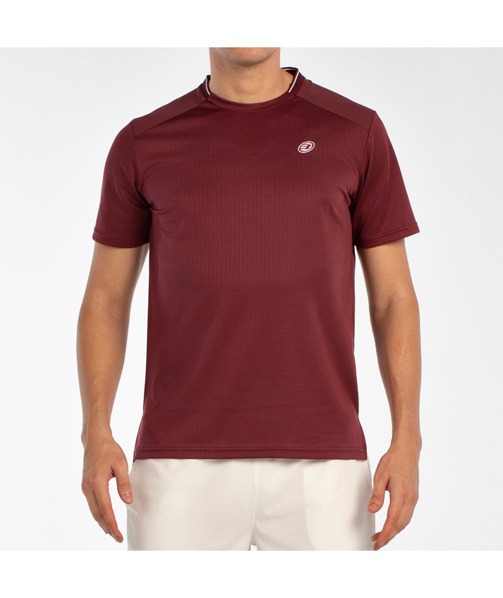 T-SHIRT BULLPADEL ACRUX BORDEAUX