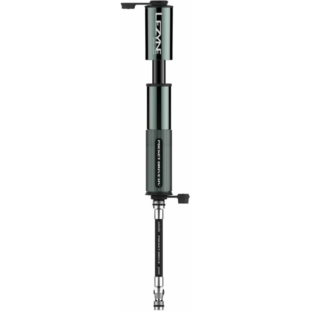 Lezyne CNC Pocket Drive HV - Mini Pump - shiny grey