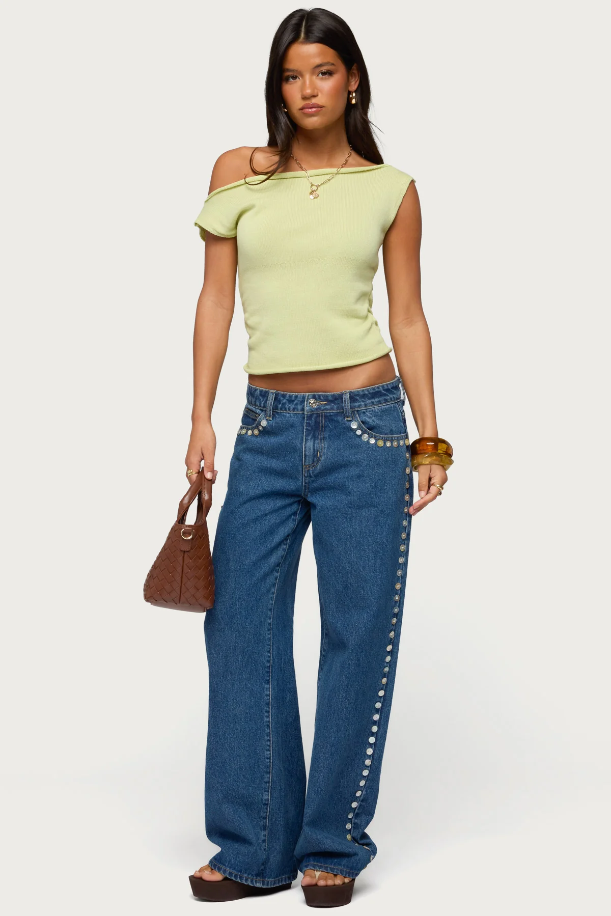 Lauria Off Shoulder Knit Top