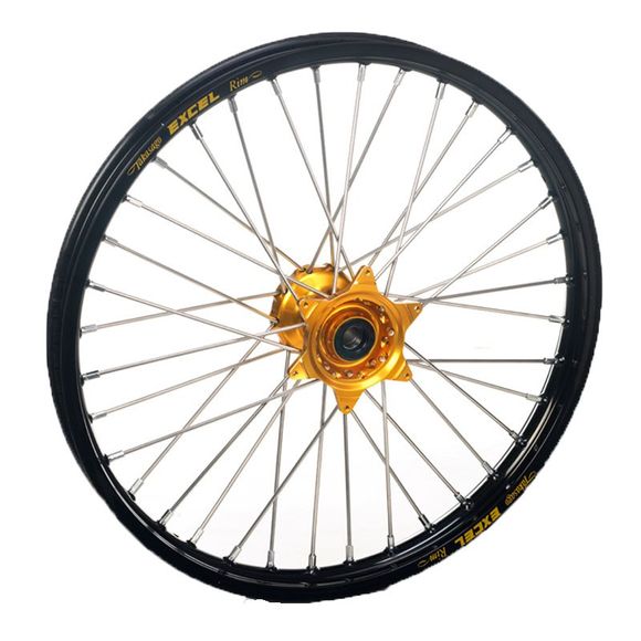 Haan Wheels rear wheel size 19x1.85 Black/GoldRef: HW7745732 / 1076246011