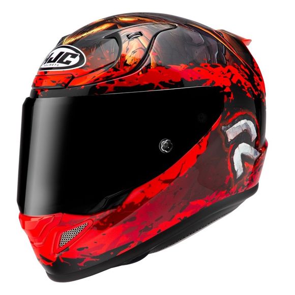 Casque intégral HJC RPHA 12 - DIABLO BLIZZARD - Noir / RougeRef : HJ1288