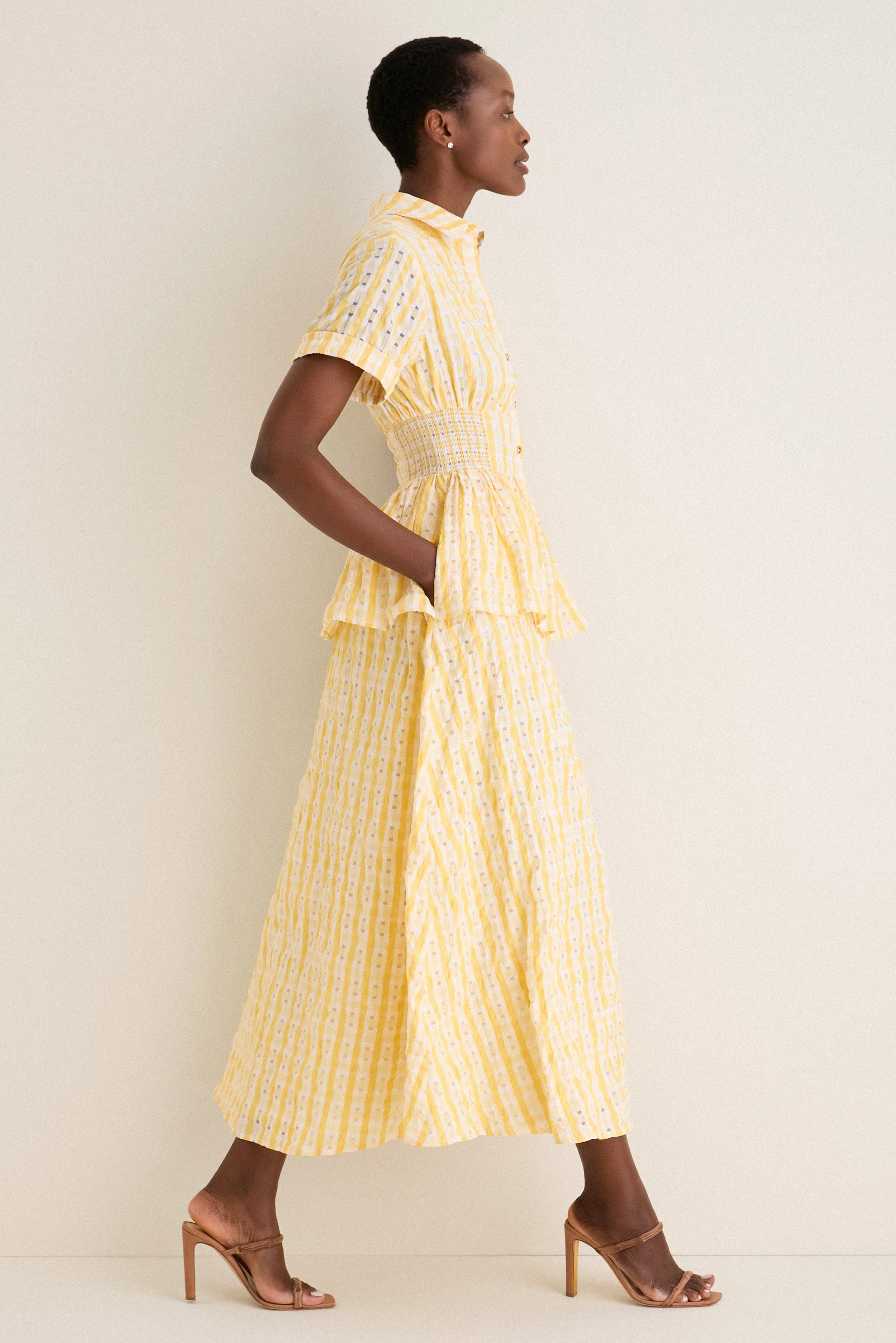 Yellow Boogie Woogie Bugle Boy Dress