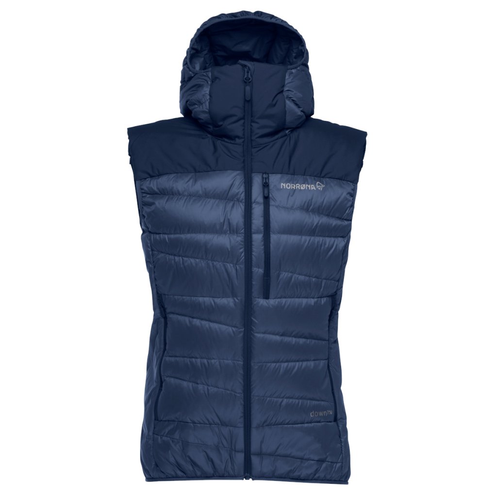Norrona falketind down750 Vest Women - Indigo Night