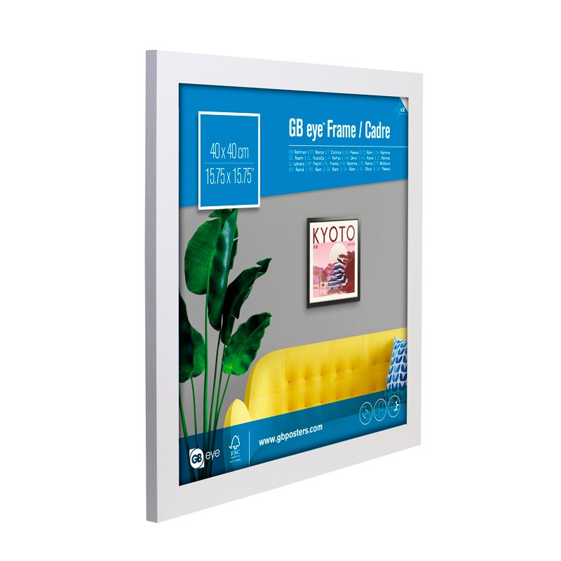MDF White Frame (40 x 40 cm)