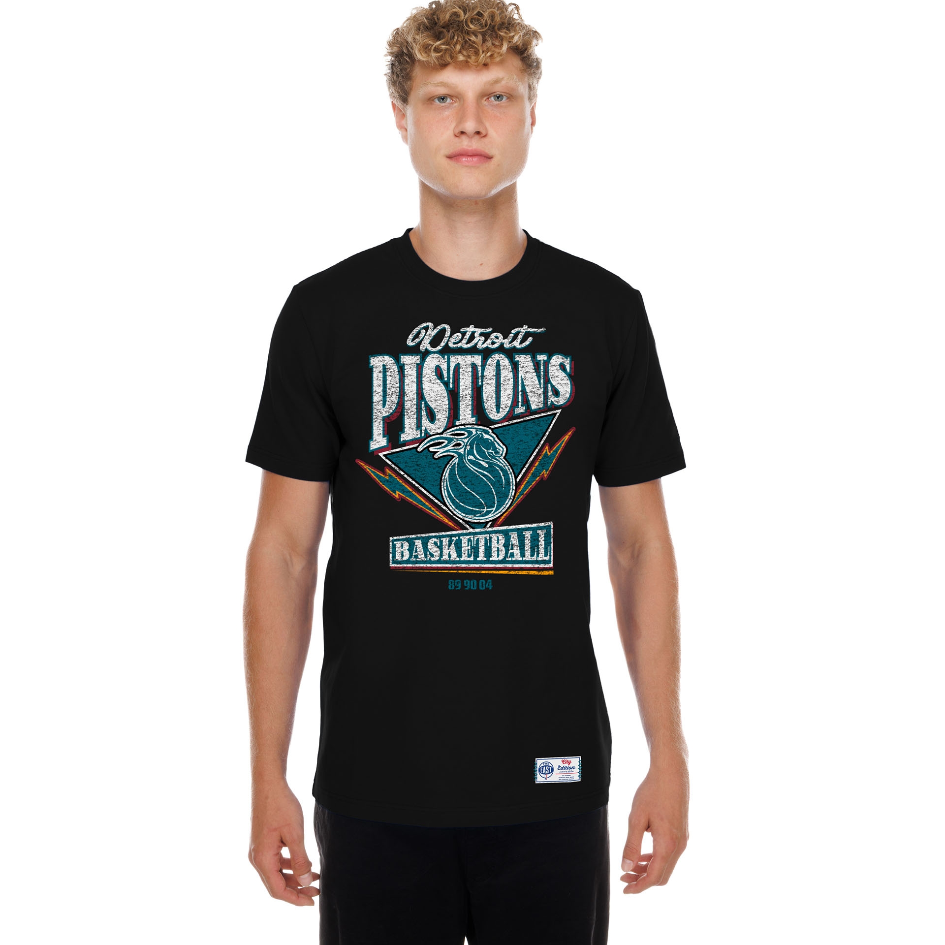 Detroit Pistons 2025-26 City Edition NBA T-Shirt Black