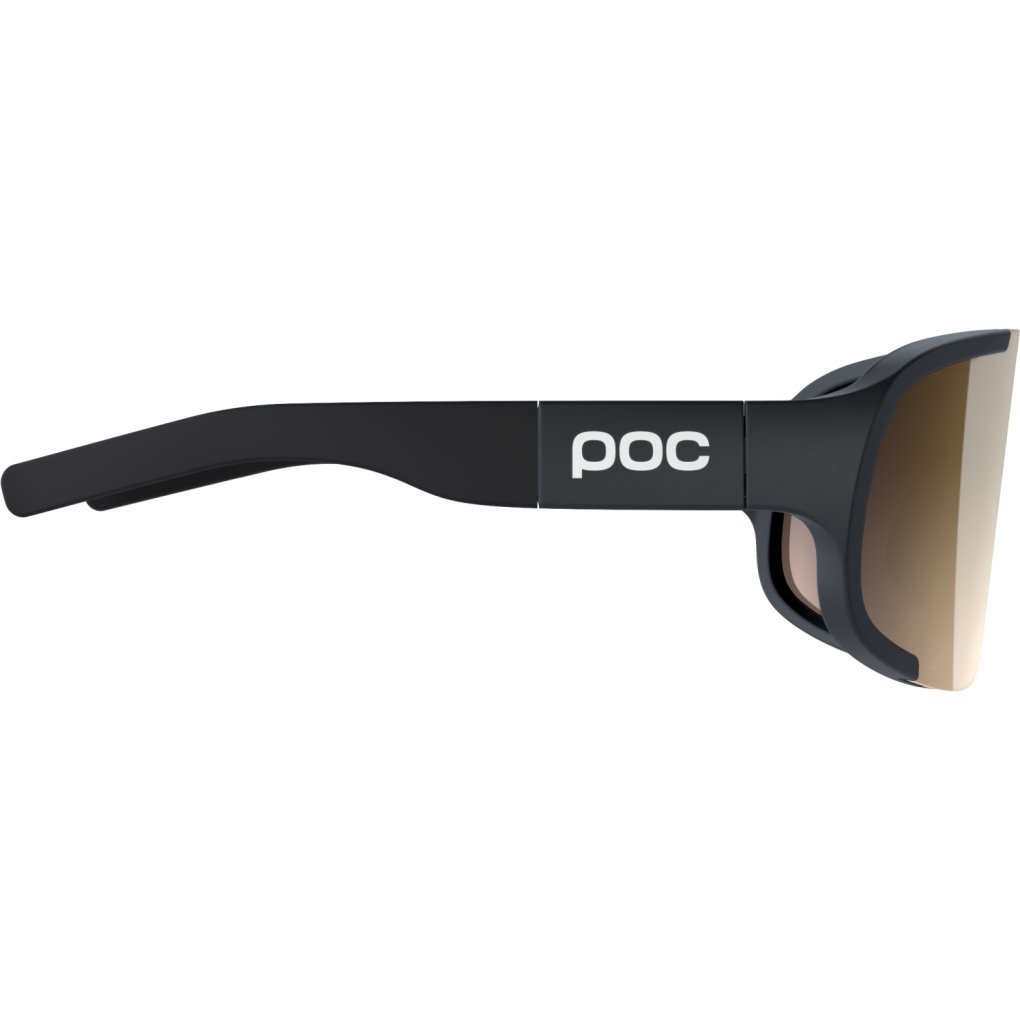 POC Aspire Mid Glasses - Uranium Black - Clarity Trail/Partly Sunny Silver