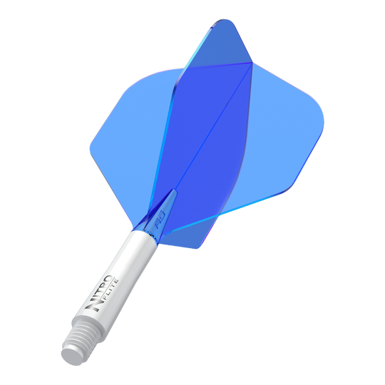 Red Dragon Nitroflite - White Shaft Blue No2 Flights