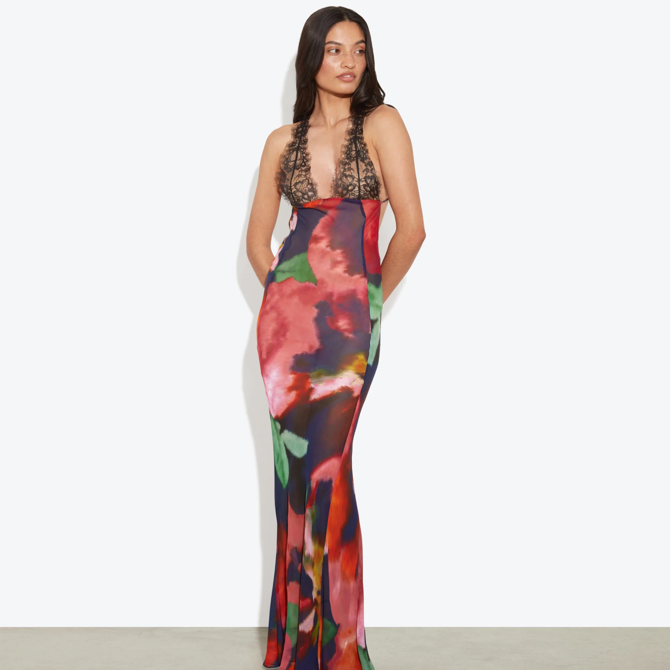 Paola Floral Slip Dress