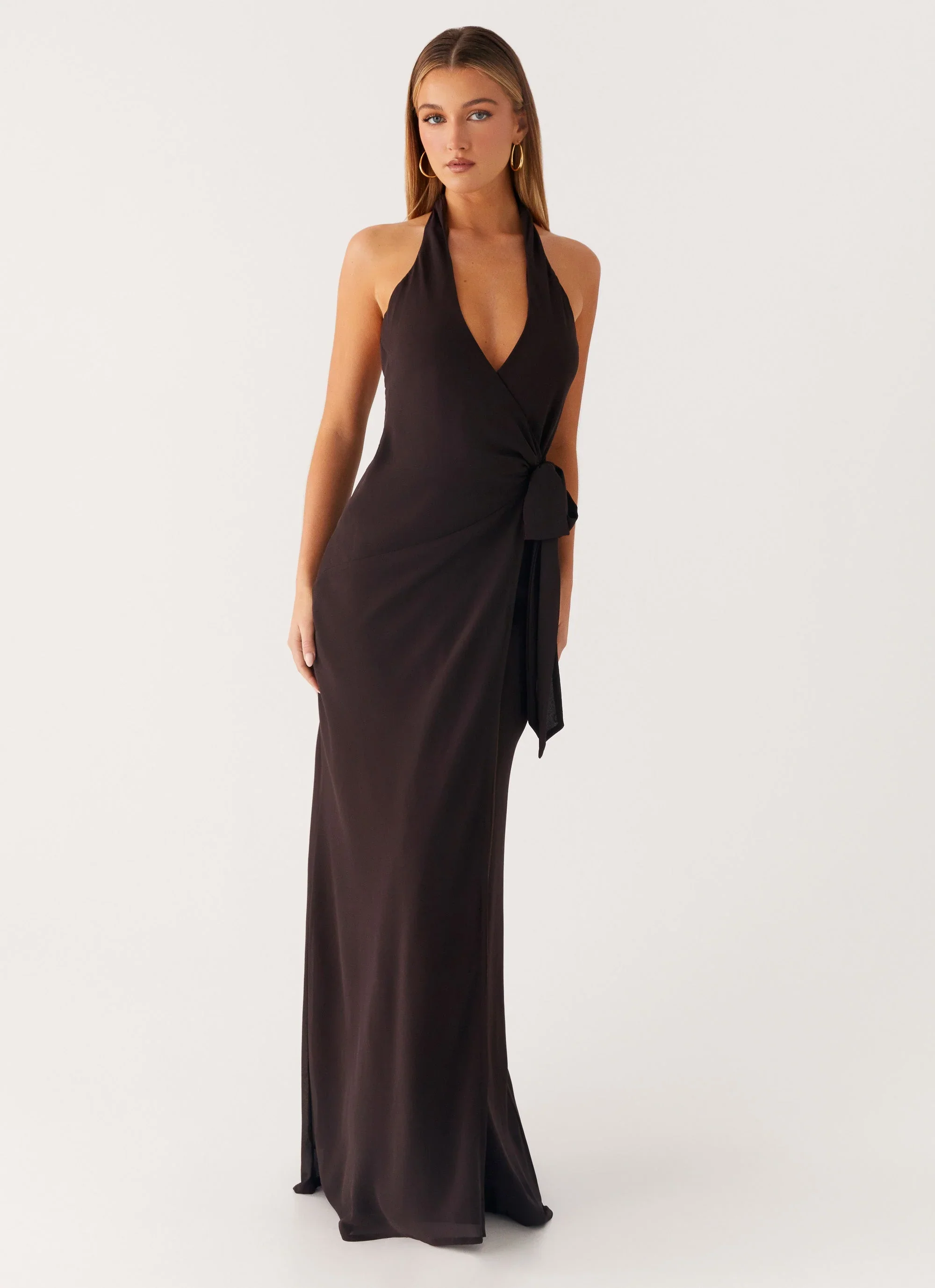 So Chic Maxi Dress - Cool Chocolate
