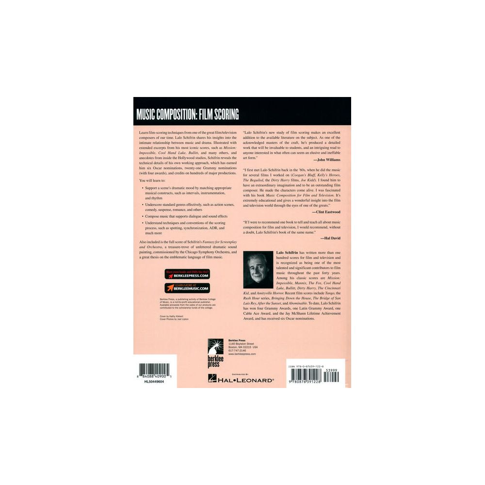 Berklee Press Music Composition for Film – Thomann Ireland