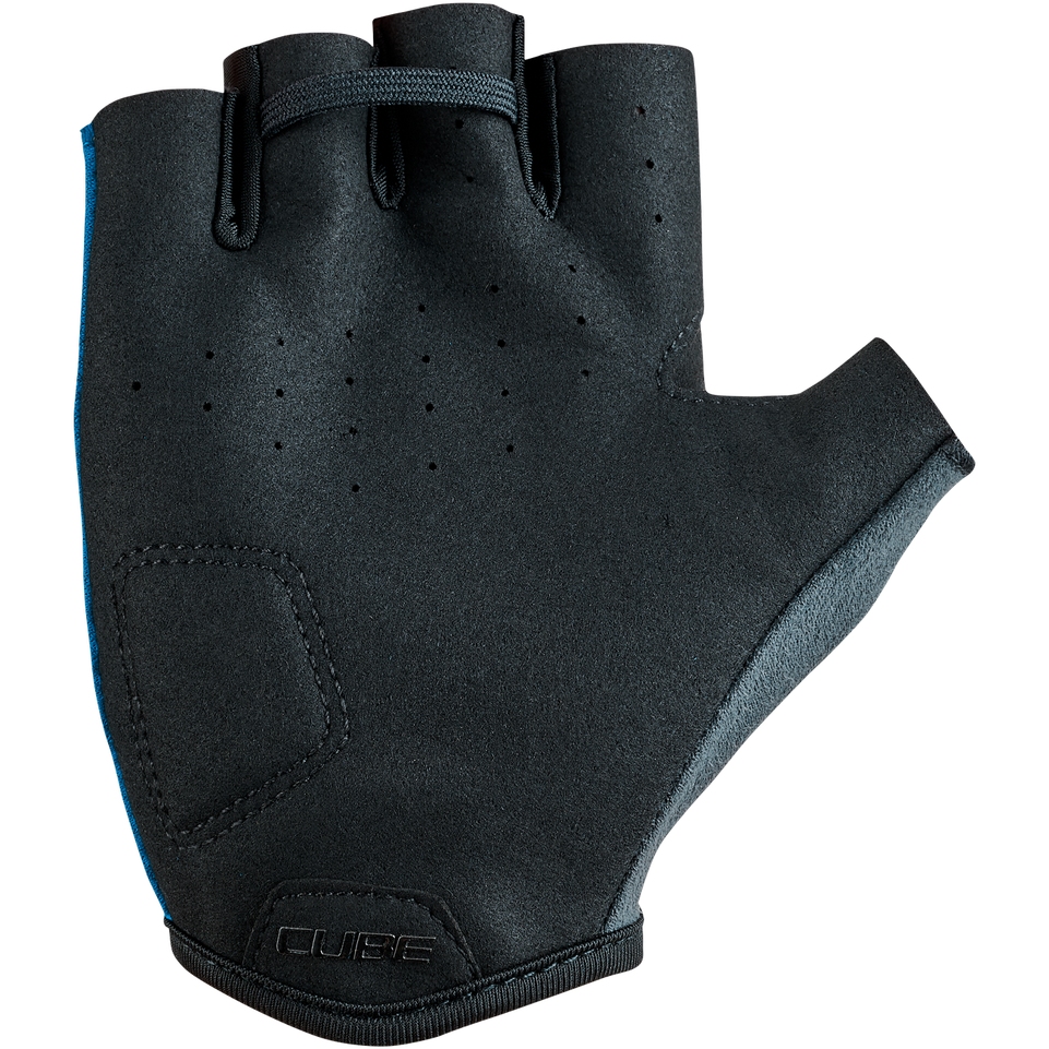 CUBE ROOKIE Race Short Finger Gloves Kids - topas blue