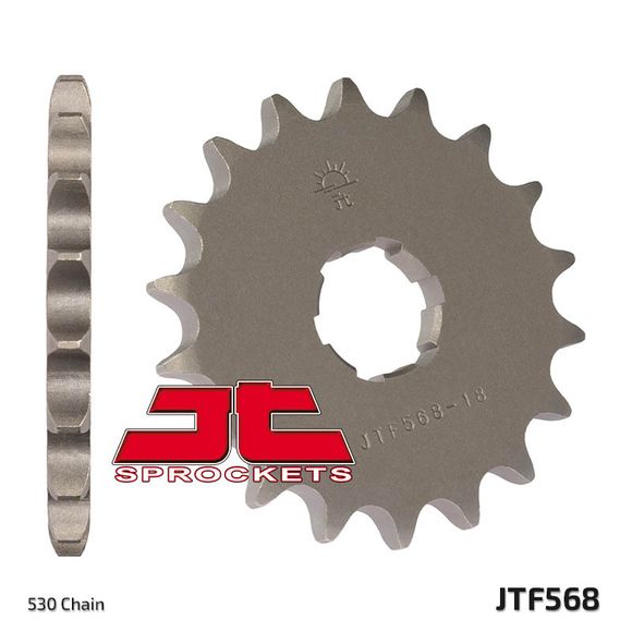 JT. Standard Steel Countershaft Sprocket 568 - 530Ref: Jtc01421A / 1077441002