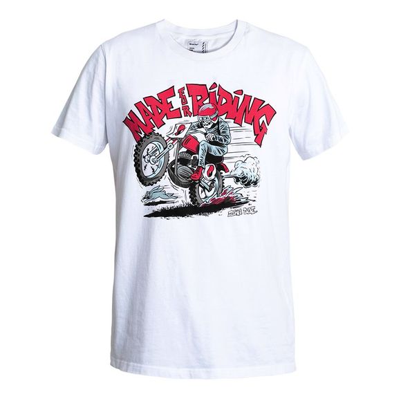 John Doe WHEELIE Short-Sleeve T-Shirt - WhiteRef: JDE0276