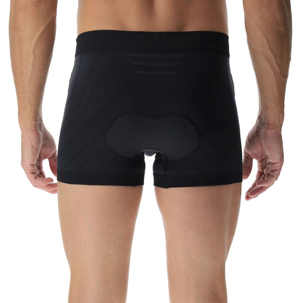 UYN Motyon 2.0 Boxer Shorts with Pad Men - Black Board/White
