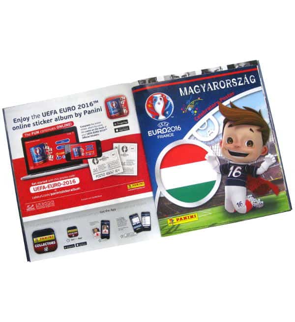 Panini EURO 2016 Album Hungary + Special Stickers
