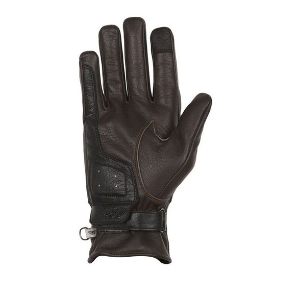Helstons bora winter leather gloves - brownRef: HS0797