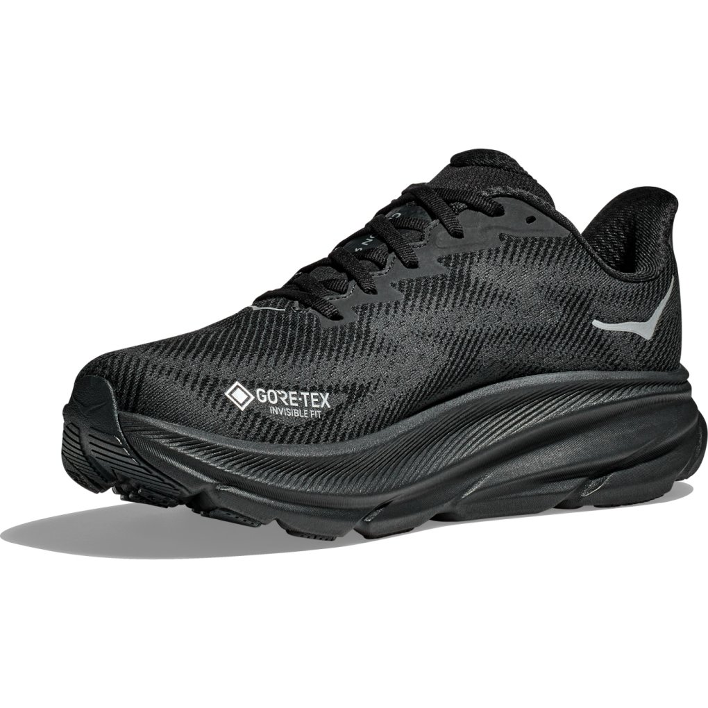 Hoka Clifton 9 GTX Run Shoes Men - black / black