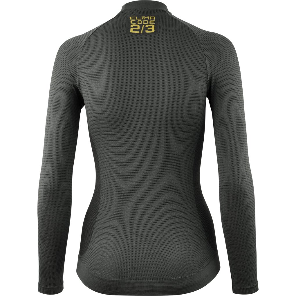 Assos P1 Spring Fall Long Sleeve Skin Layer Women - anthracite grey