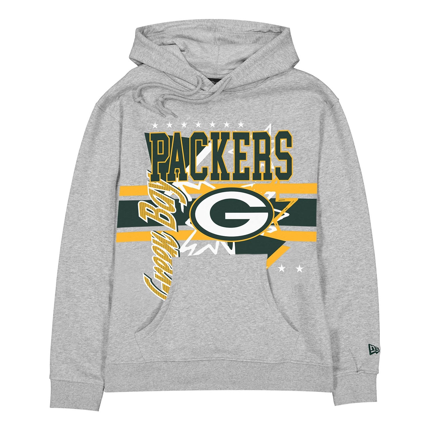 Green Bay Packers Sport Classics Oversized NFL Hoodie Gray