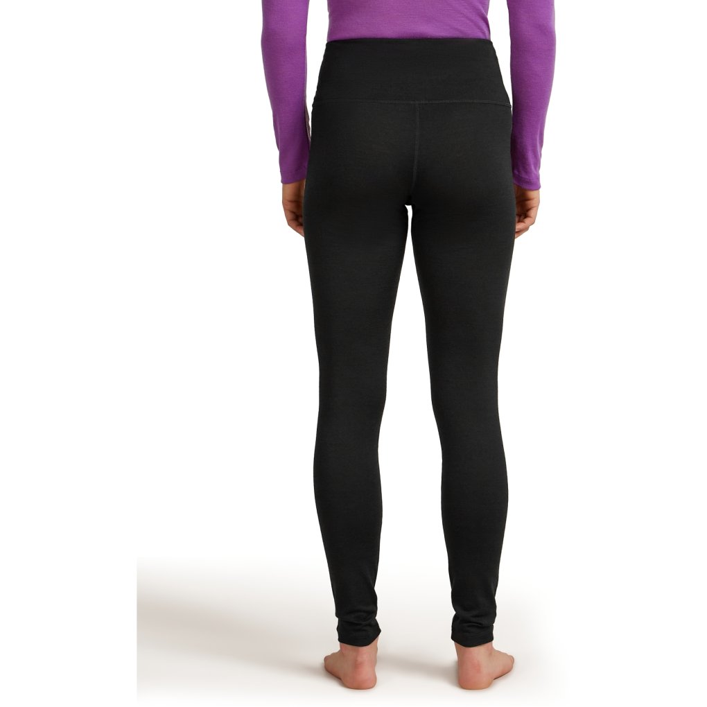 Icebreaker Merino 200 Oasis High Rise Leggings Women - Black