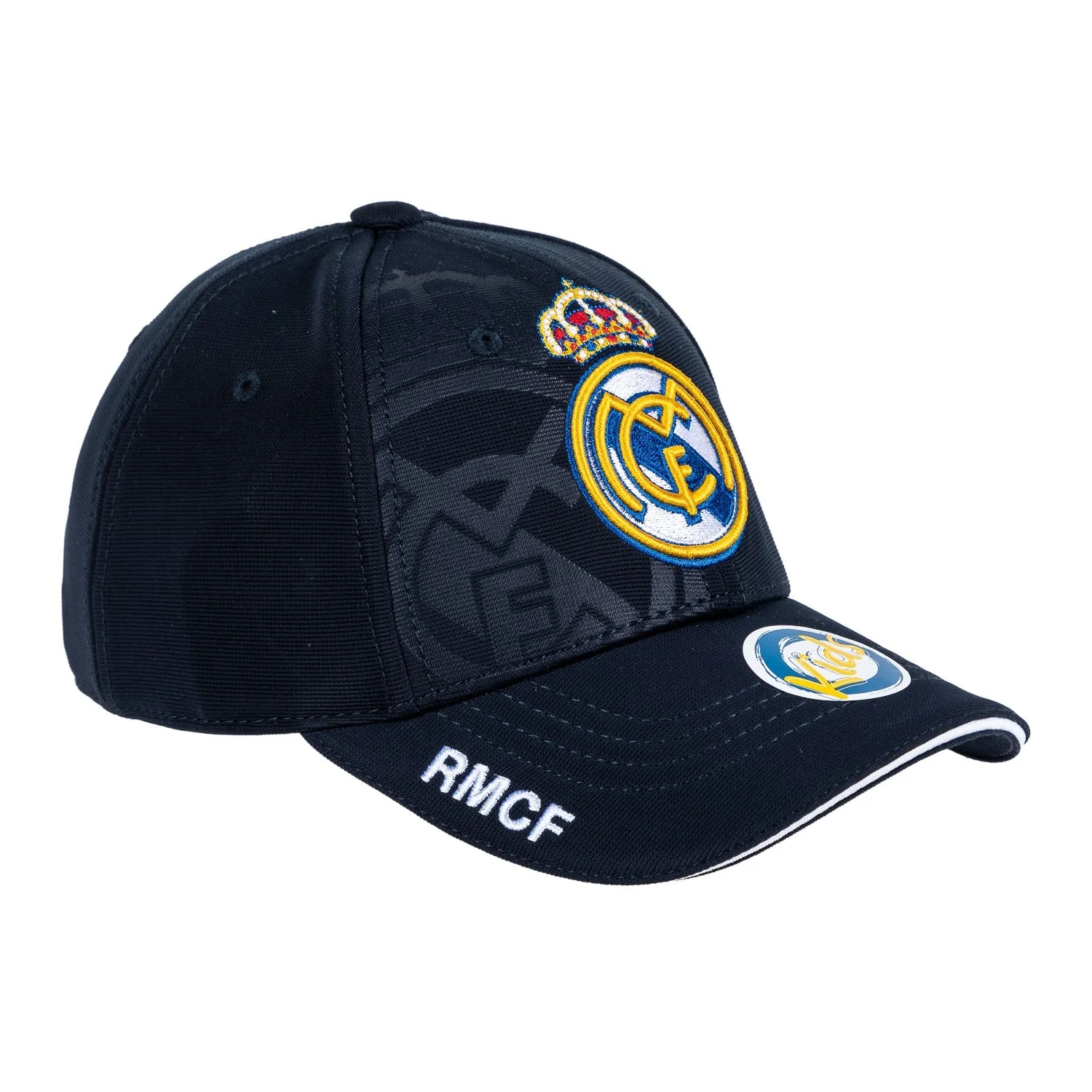 Real Madrid Kids’ Blue Crest & Initials Cap