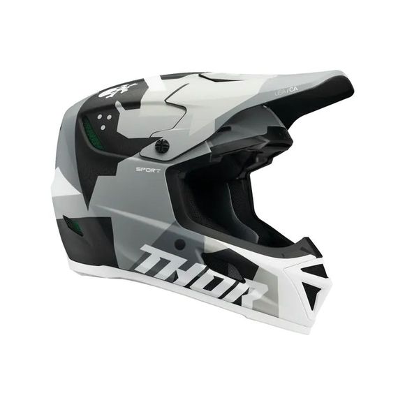 Thor REFLEX cross helmet - SPORT CARBON - BRAVE 2026 - Gray / WhiteRef: TO3334