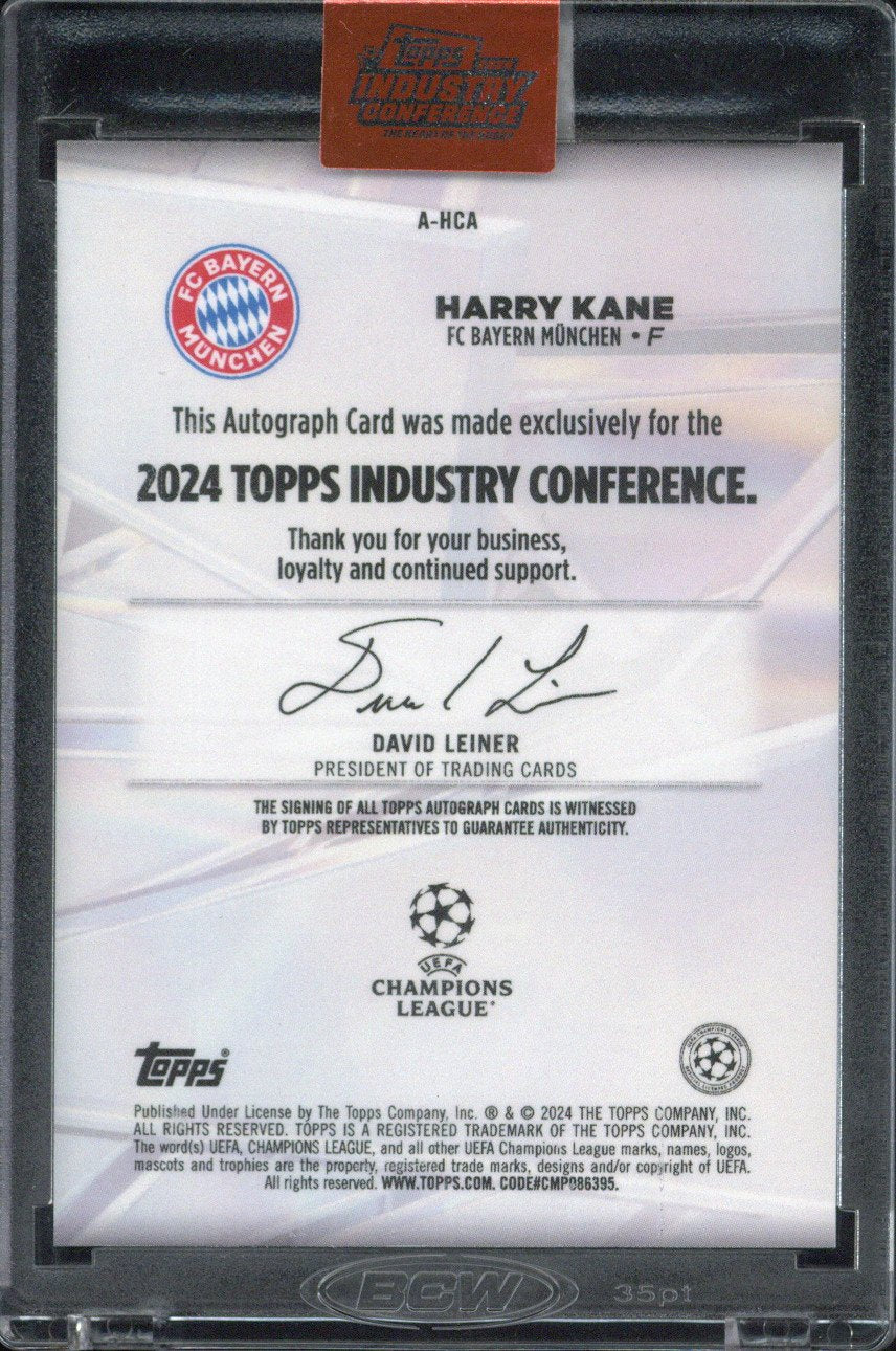 2024 Topps Industry Conference Harry Kane Autograph /25
